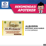 Albusmin  Suplemen Membantu Memelihara Kesehatan Tubuh 3X10 Tablet
